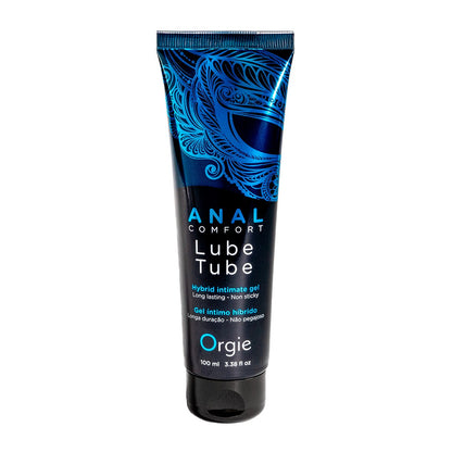 Lube Tube Anal Comfort is a hybrid intimate gel due to its water-based formula combined with other ingredients that simulate 