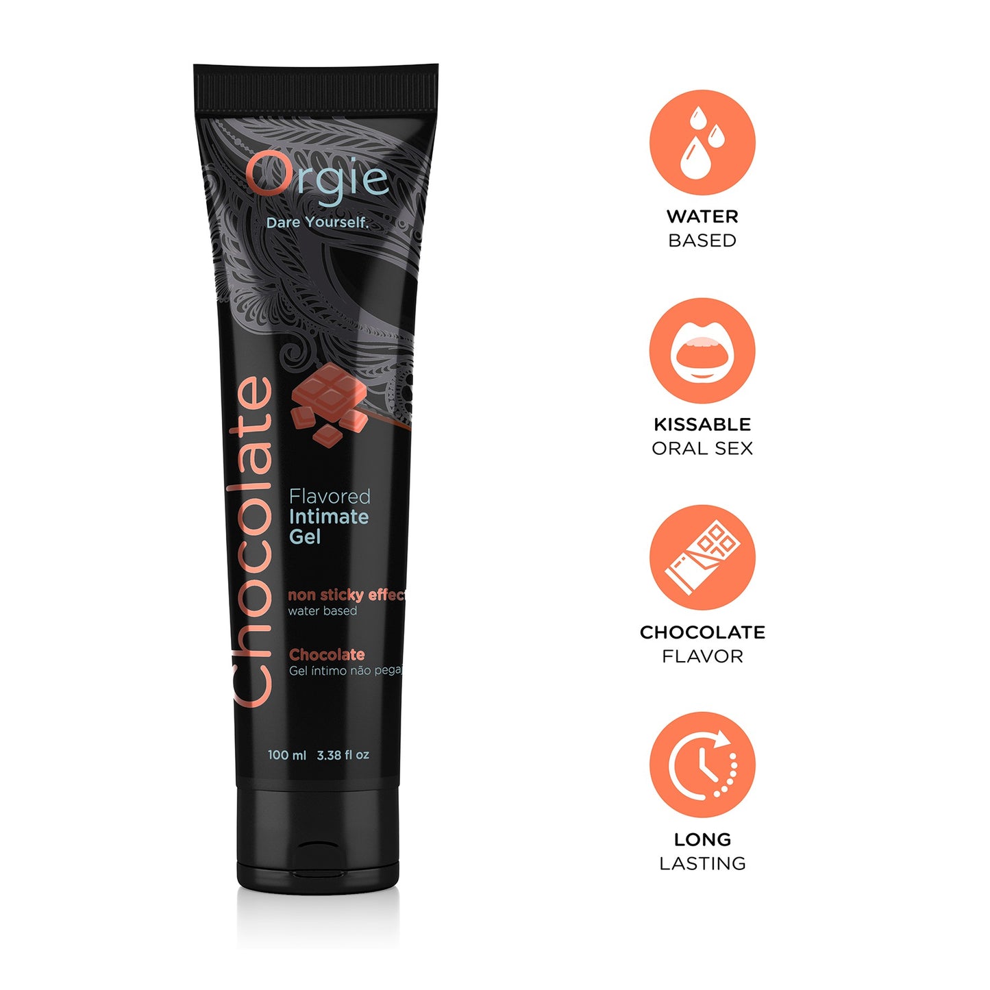 Lube Tube Chocolate is a kissable water-based intimate gel with a delightful chocolate flavor and scent what make of this pro