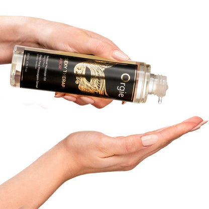 Sexy Therapy Sensual Massage Oil is delightful for prolonged and enticing full body massages