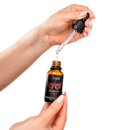Orgasm Drops Kissable is an Orgie exclusive and groundbreaking formulation employing high-end raw materials