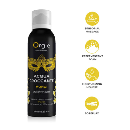 Acqua Croccante is more than a moisturizing mousse for body massage