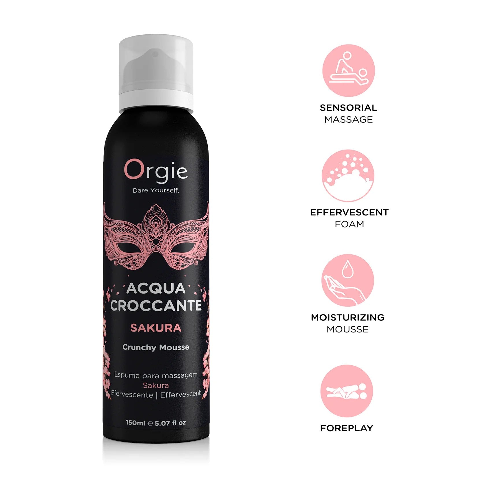Acqua Croccante is more than a moisturizing mousse for body massage