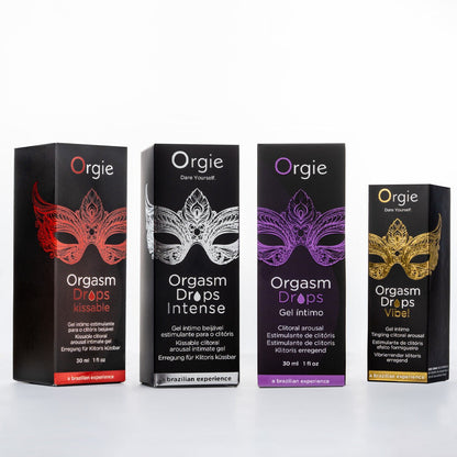 Orgasm Drops Intense, Kissable intimate gel for clitoris arousal