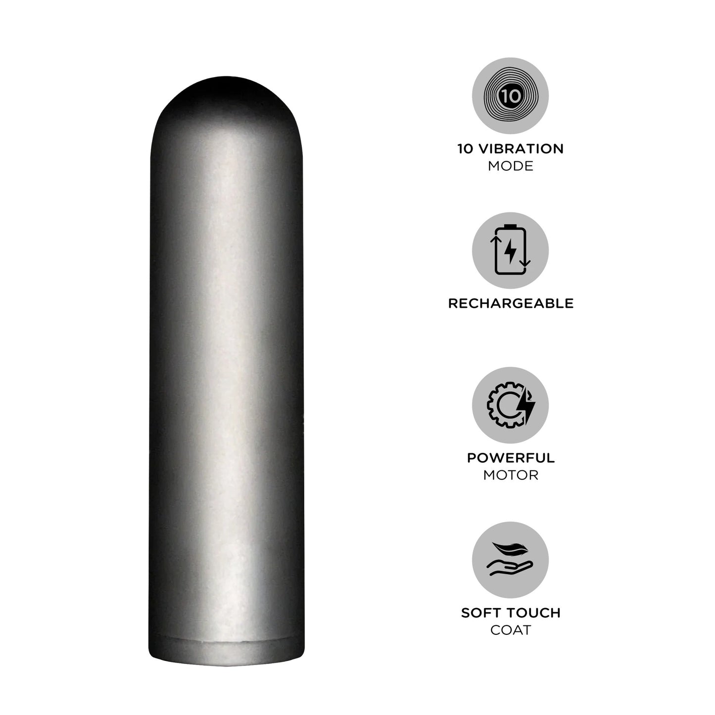 The Orgasmic Bullet combines the Orgasm Drops Intense Clitoral Arousal Gel and a mini bullet with 10 vibration modes to awake