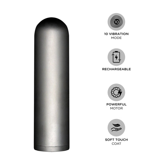 The Orgasmic Bullet combines the Orgasm Drops Intense Clitoral Arousal Gel and a mini bullet with 10 vibration modes to awake