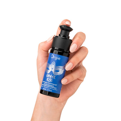 Greek Kiss is a kissable arousal gel  developed for anallingus practice