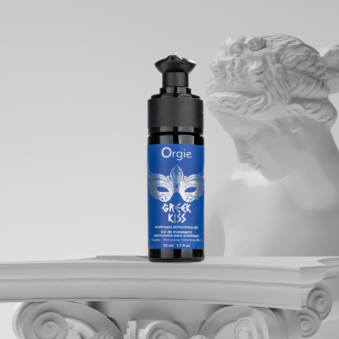 Greek Kiss is a kissable arousal gel  developed for anallingus practice
