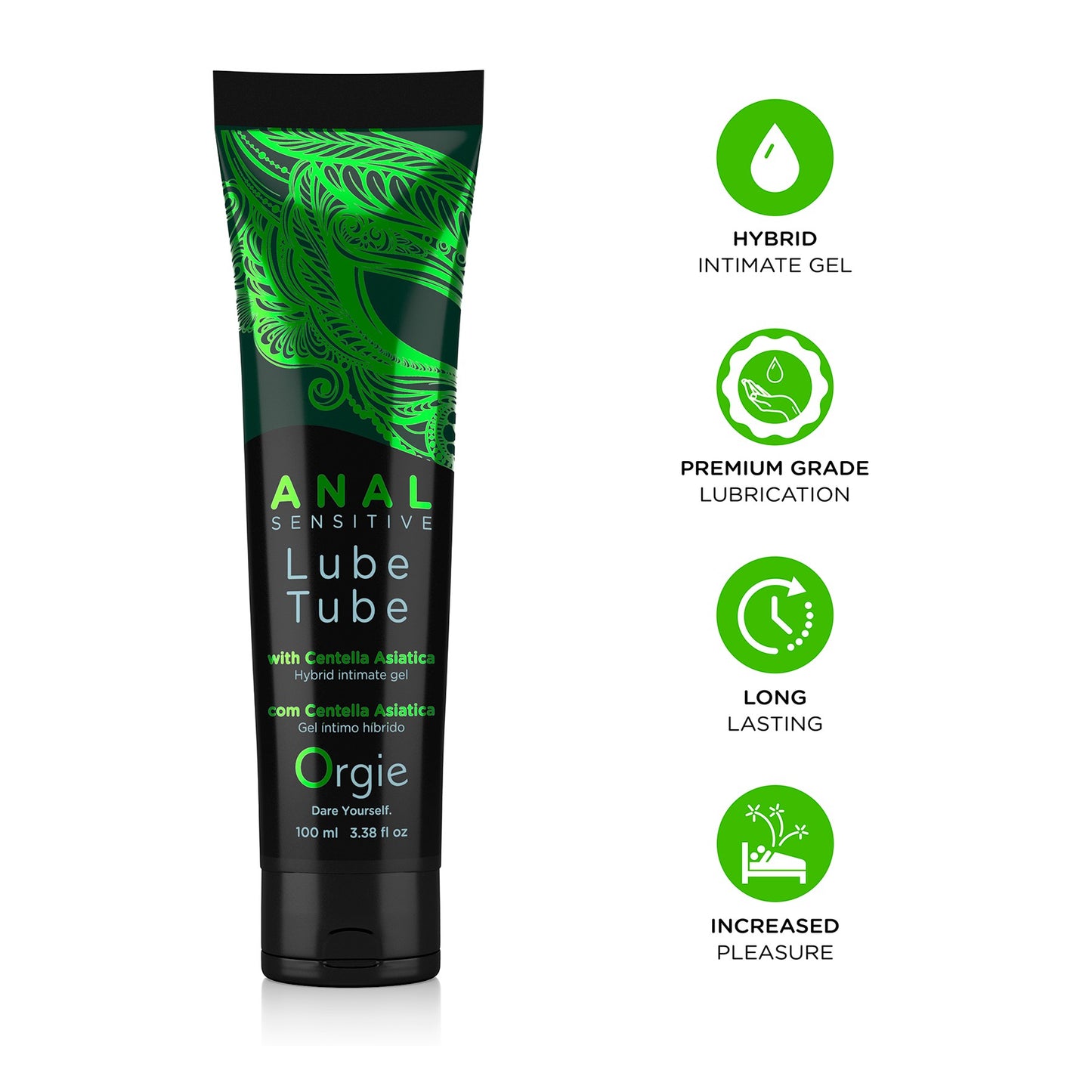 Anal Sensitive is a hybrid intimate gel due to its formula combined with other ingredients that simulate the effect of silico