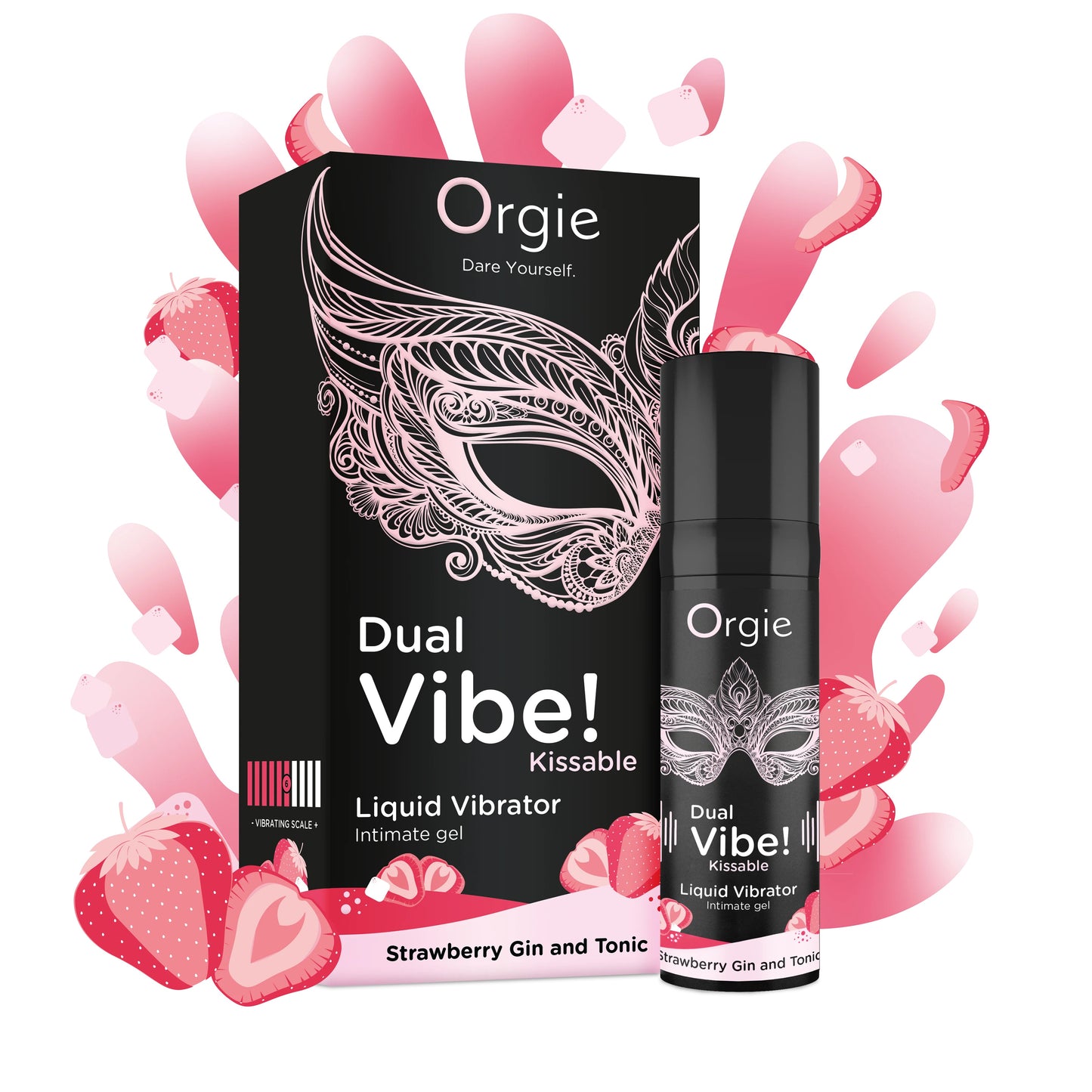 The Dual Vibe! Kissable Liquid Vibrator Gin and Tonic Strawberry stands out for its effectiveness and genuine tantalizing fla