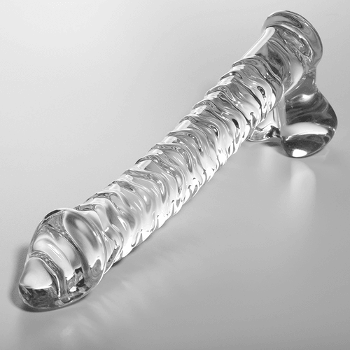 NEBULA SERIES BY IBIZA - MODEL 23 DILDO BOROSILICATE GLASS 21.5 X 4 CM CLEAR