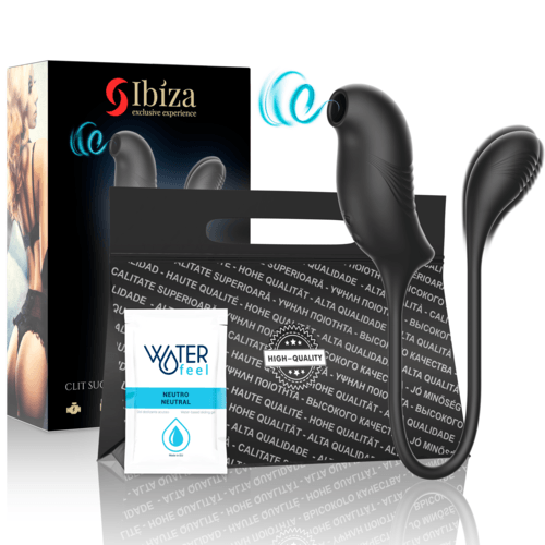 IBIZA STIMULATOR WITH MAGIC CLITORIS SUCTIONER AND VIBRATION