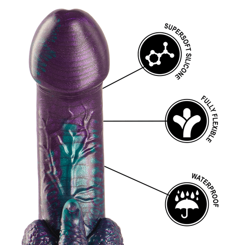 EPIC - BASILISK DILDO DOUBLE SCALY PLEASURE SMALL SIZE