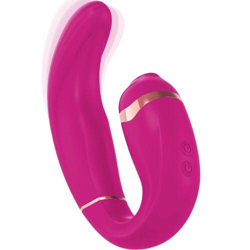 ADRIEN LASTIC - MYG CLITORIS SUCKER AND G-SPOT STIMULATOR PINK