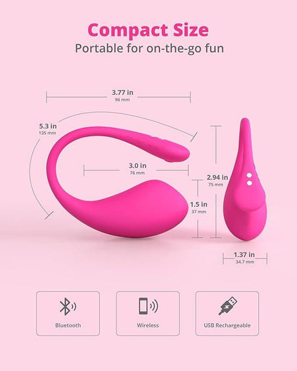 LOVENSE LUSH 3 REMOTE- CONTROLLED EGG VIBRATOR