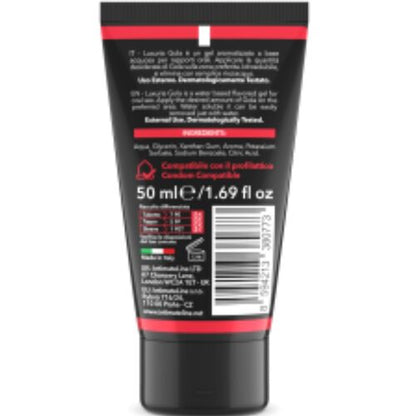 INTIMATELINE LUXURIA - ORAL SEX GEL STRAWBERRY FLAVOR 50 ML