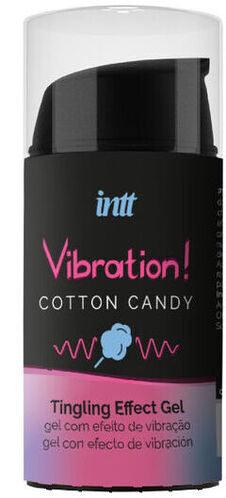 INTT - UNISEX VIBRATING EFFECT GEL COTTON CANDY 15 ML