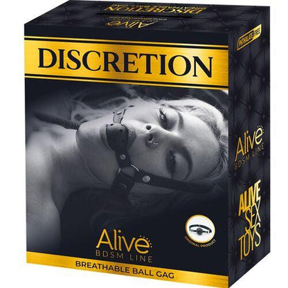 ALIVE - DISCRETION BREATHABLE GAG RED