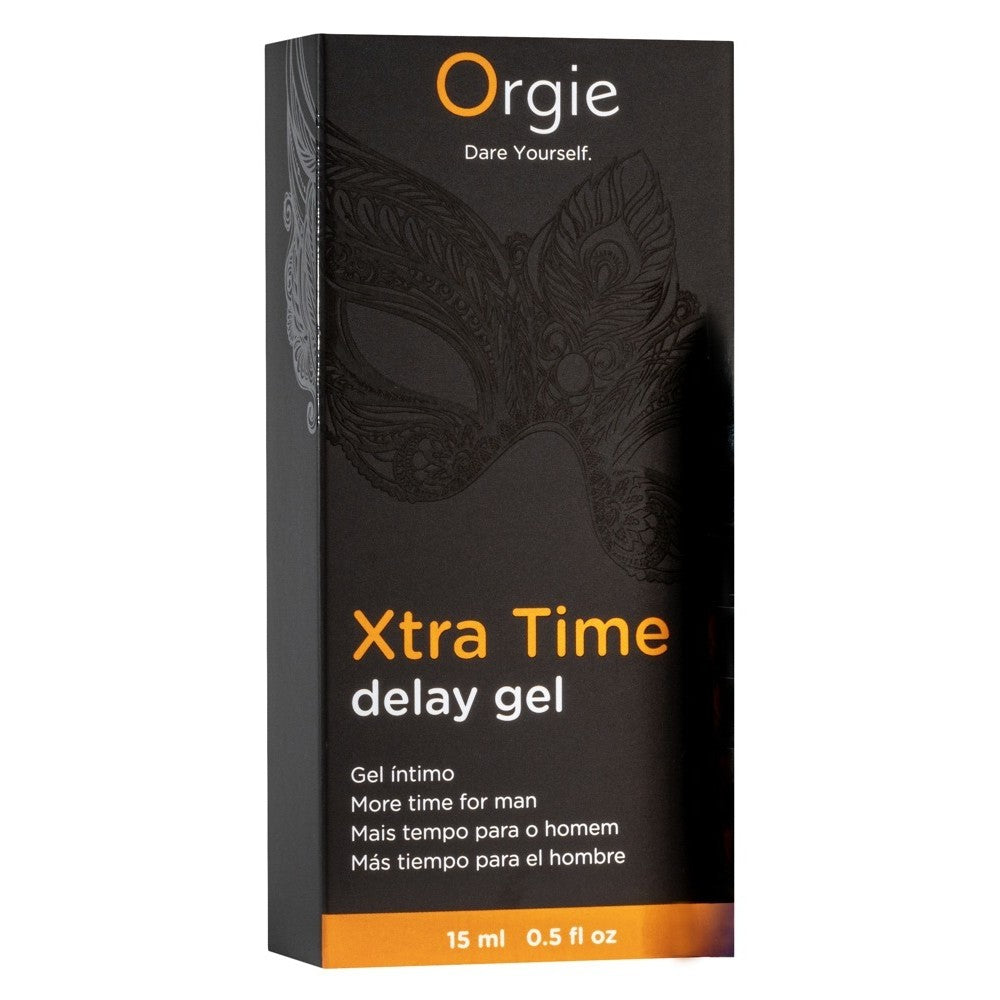 Xtra Time Delay Gel is an exclusive formula that desensitizes the penile glans, increasing the time of intercourse