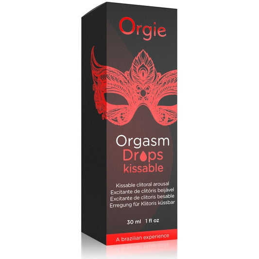 Orgasm Drops Kissable is an Orgie exclusive and groundbreaking formulation employing high-end raw materials