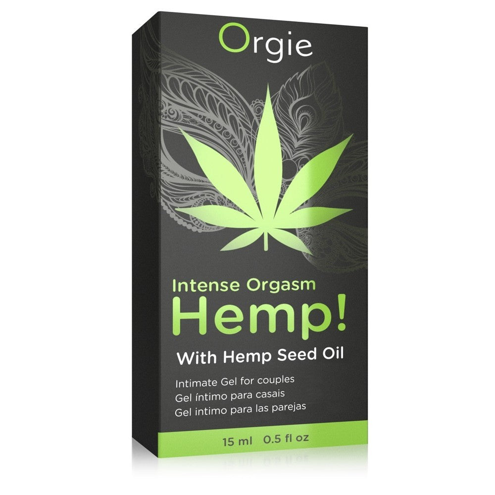Hemp! Intense Orgasm is an arousal intimate gel formulated with active ingredients that deliver instant vibrating effect, war