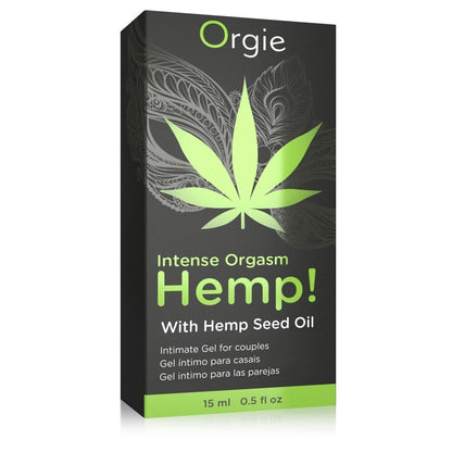 Hemp! Intense Orgasm is an arousal intimate gel formulated with active ingredients that deliver instant vibrating effect, war