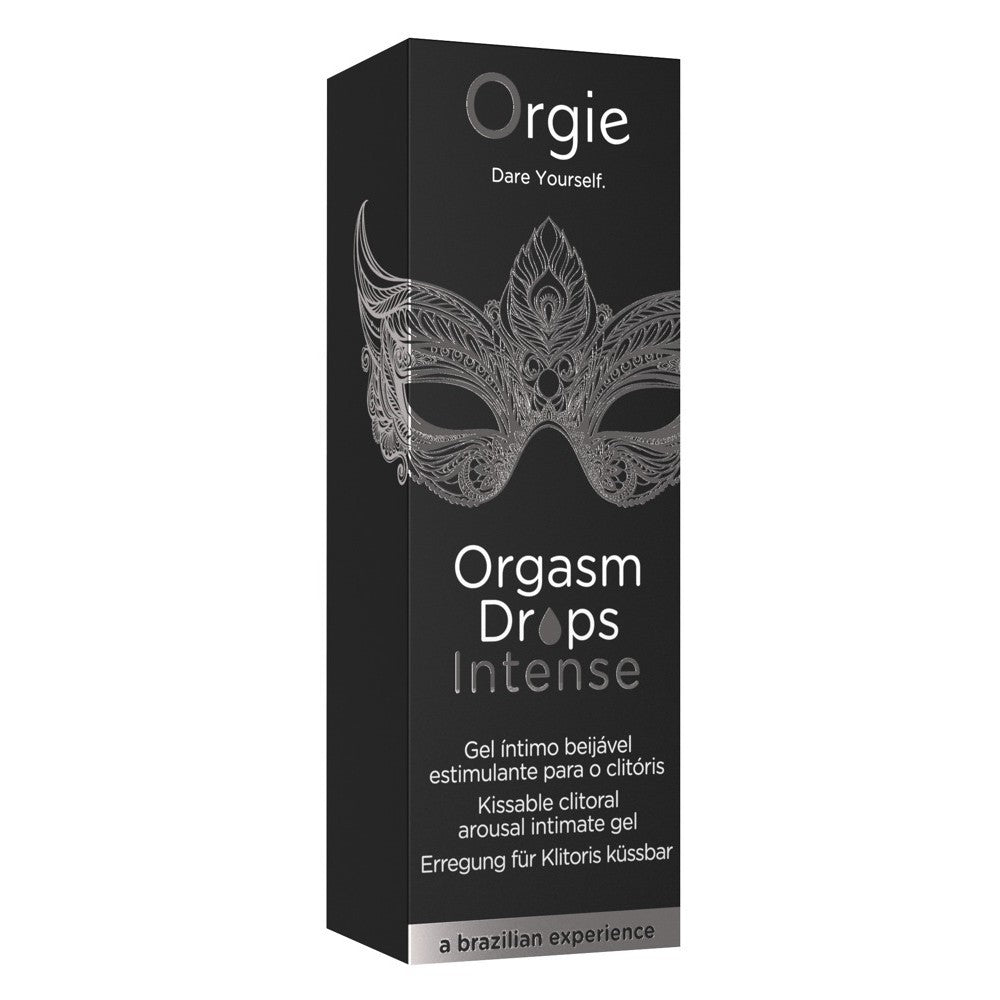 Orgasm Drops Intense, Kissable intimate gel for clitoris arousal