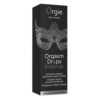 Orgasm Drops Intense, Kissable intimate gel for clitoris arousal