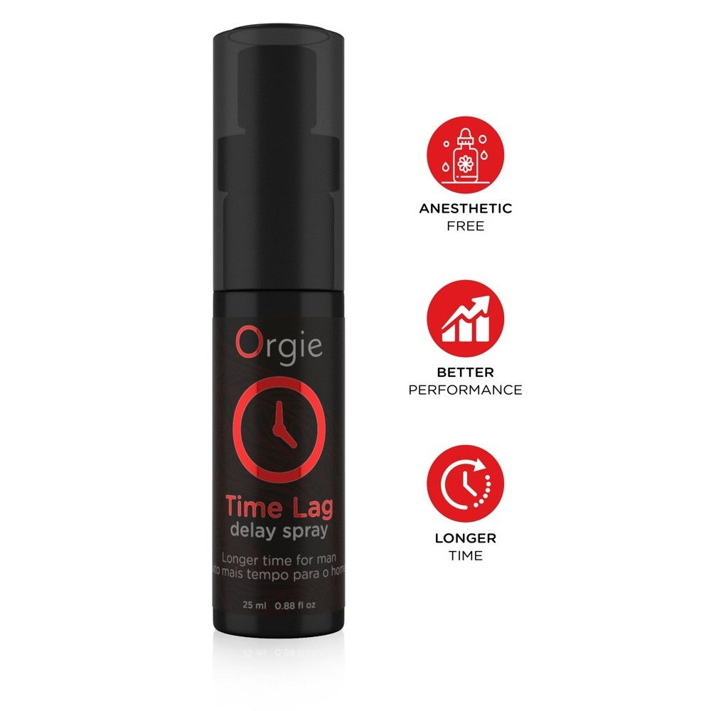 Time Lag Delay Spray was developed with the purpose of increasing the time and pleasure for men