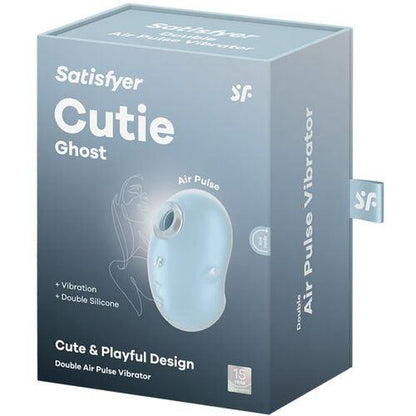 SATISFYER - CUTIE GHOST LAY-ON VIBRATOR LIGHT BLUE