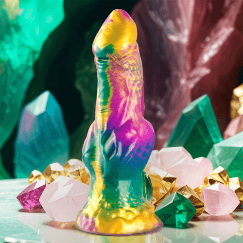 EPIC - IRIS DILDO WITH RAINBOW TESTICLES OF PLEASURE