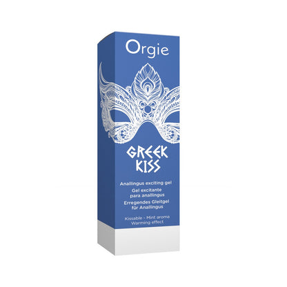 Greek Kiss is a kissable arousal gel  developed for anallingus practice