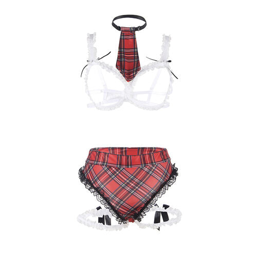 SUBBLIME - SEXY SCHOOLGIRL COSTUME WITH BRA S/M