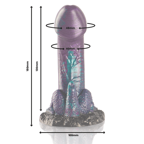 EPIC - BASILISK DILDO DOUBLE SCALY PLEASURE SMALL SIZE