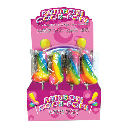 PRIDE - SPENCER & FLEETWOOD RAINBOW COCK LGBT LOLLIPOP