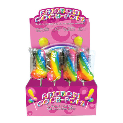 PRIDE - SPENCER & FLEETWOOD RAINBOW COCK LGBT LOLLIPOP