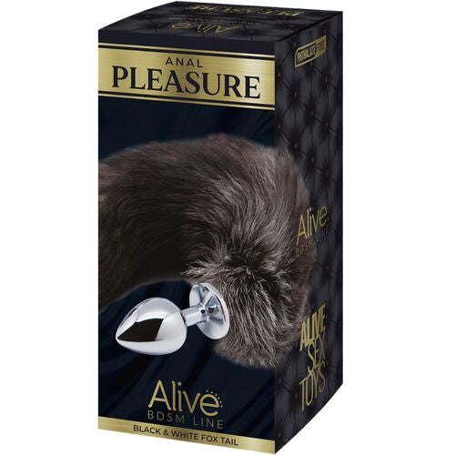 ALIVE - ANAL PLEASURE PLUG METAL FOX TAIL SIZE M