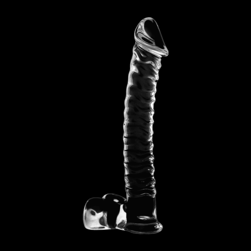 NEBULA SERIES BY IBIZA - MODEL 23 DILDO BOROSILICATE GLASS 21.5 X 4 CM CLEAR