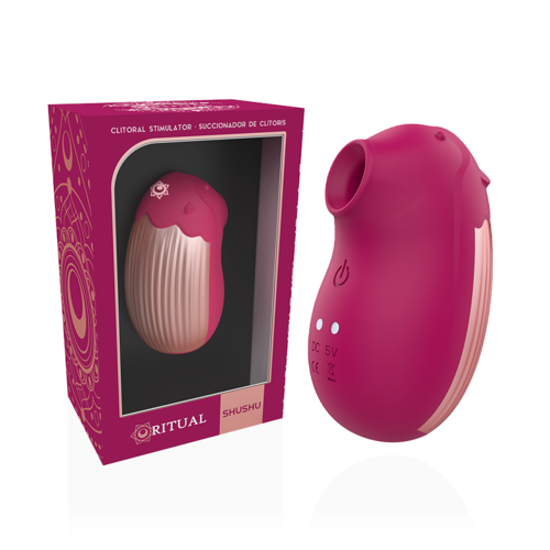 RITHUAL- SHUSHU 2.O NEW GENERATION CLITORAL SUCKER AQUA CERISE