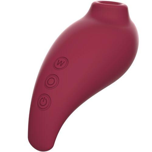 ADRIEN LASTIC - INSPIRATION CLITORIS SUCKER + VIBRATING EGG RED - FREE APP