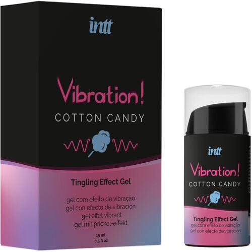 INTT - UNISEX VIBRATING EFFECT GEL COTTON CANDY 15 ML