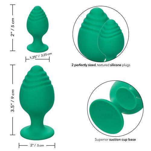 CALEX CHEEKY BUTTPLUG - GREEN