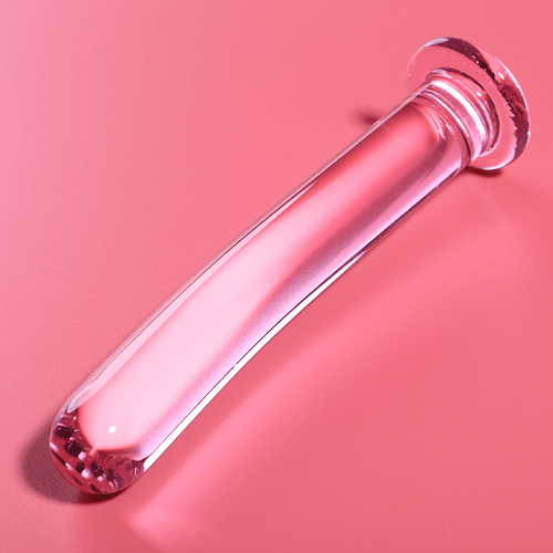 NEBULA SERIES BY IBIZA - MODEL 9 DILDO BOROSILICATE GLASS 15.5 X 2.5 CM PINK