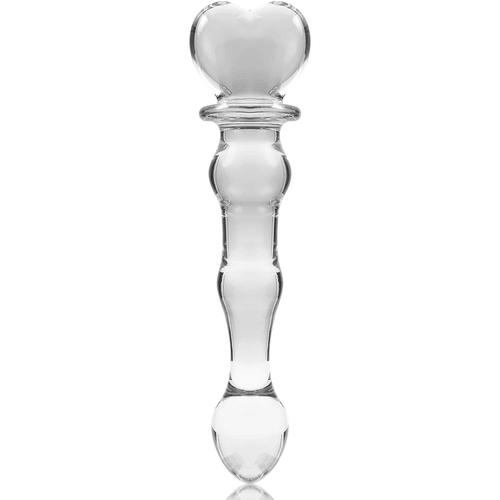 NEBULA SERIES BY IBIZA - MODEL 21 DILDO BOROSILICATE GLASS 20.5 X 3.5 CM CLEAR