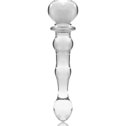 NEBULA SERIES BY IBIZA - MODEL 21 DILDO BOROSILICATE GLASS 20.5 X 3.5 CM CLEAR