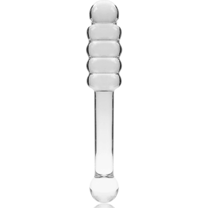 NEBULA SERIES BY IBIZA - MODEL 20 DILDO BOROSILICATE GLASS 20.5 X 3 CM CLEAR