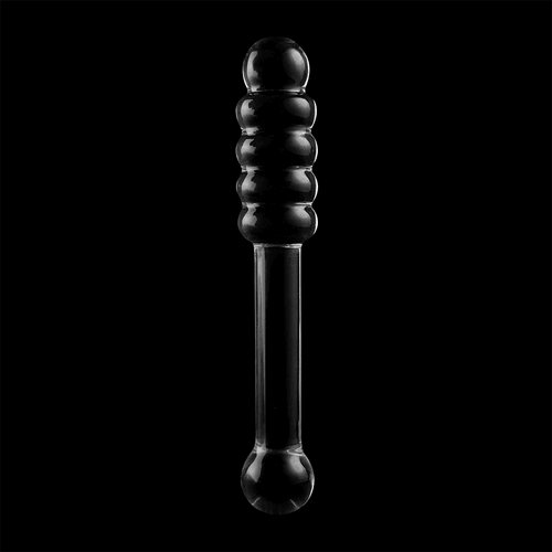 NEBULA SERIES BY IBIZA - MODEL 20 DILDO BOROSILICATE GLASS 20.5 X 3 CM CLEAR