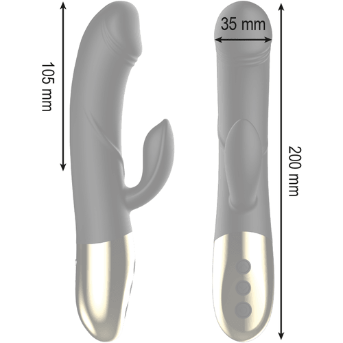 IBIZA POWERFUL ANATOMICAL VIBRATOR WITH RABBIT