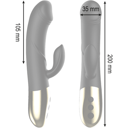 IBIZA POWERFUL ANATOMICAL VIBRATOR WITH RABBIT