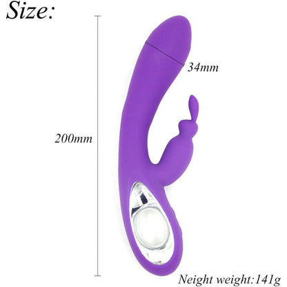ARMONY - VIBRADOR DE ANEL DE PUXAO DE COELHO BELLA VIOLET - Infernum Store
