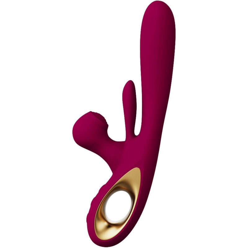 ARMONY - VIBRADOR DE IMPACTO SWING E ESTIMULADOR DUPLO MODELO 1 BORDEAUX - Infernum Store